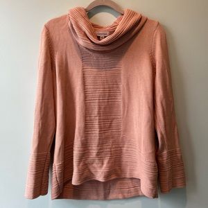 Calvin Klein light pink turtleneck sweater